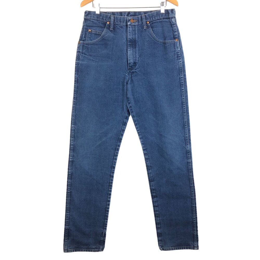 Wrangler Mens Cowboy Cut Relaxed Fit Jeans Sz 35 x 38 Style 31MWZPW Medium Wash